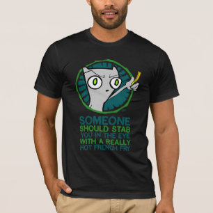 T-shirt Chemise mousseuse de pommes frites