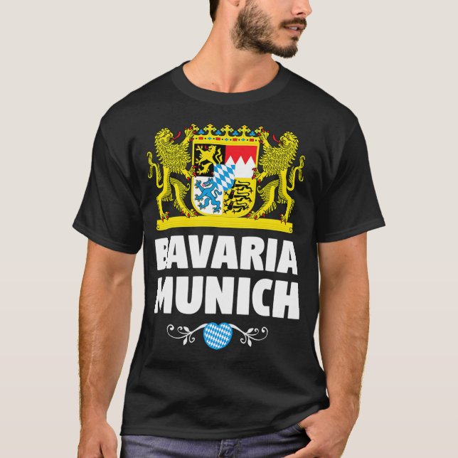 T-shirt Chemise Munich de Bavière parfaite pour les Allema (Devant)