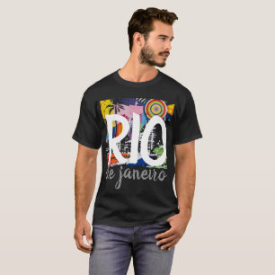 T-shirt Chemise murale d'un Cool de Rio de Janeiro