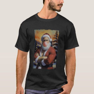 T-shirt Chemise Muscle Santa Drôle Noël Gym Vacances Gru