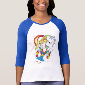 T-shirt Chemise mystique d'arc-en-ciel de réflexions
