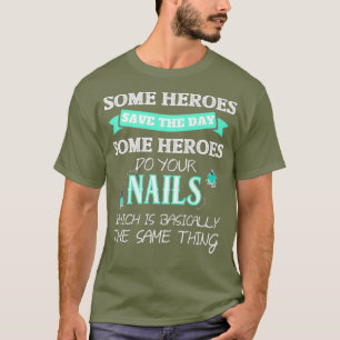 T-shirt Chemise Nail Tech pour femmes Drôle Technicien Nai