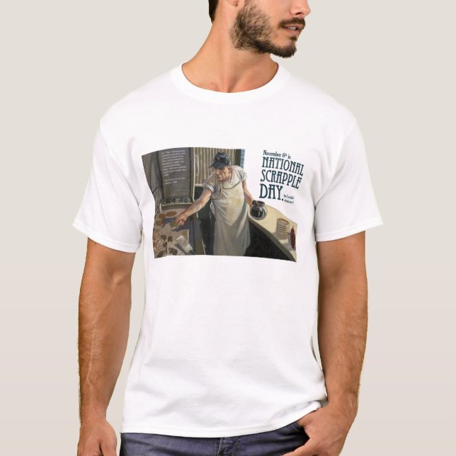 T-shirt Chemise nationale de jour de Scrapple (Devant)