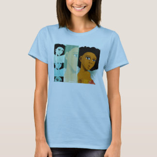 T-shirt Chemise naturellement turquoise