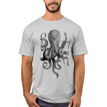 Chemise nautique du poulpe des hommes