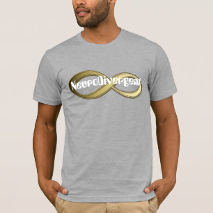 T-shirt Chemise NeuroDivergent Gold Infinity