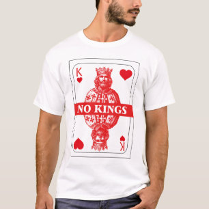 T-shirt Chemise No Kings Playing Card