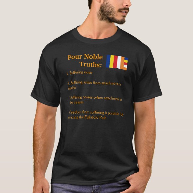 T-shirt Chemise noble de quatre vérités (Devant)