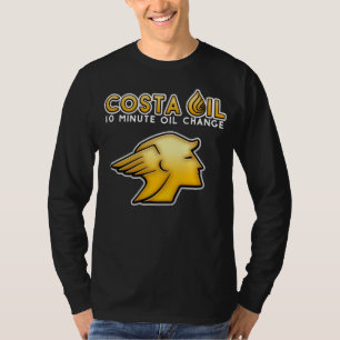 T-shirt Chemise noire à manches longues de l'employé de Co