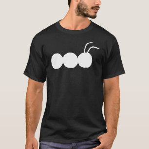 T-shirt Chemise noire/blanche de chasseur d'insecte