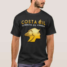 Chemise noire Costa Oil