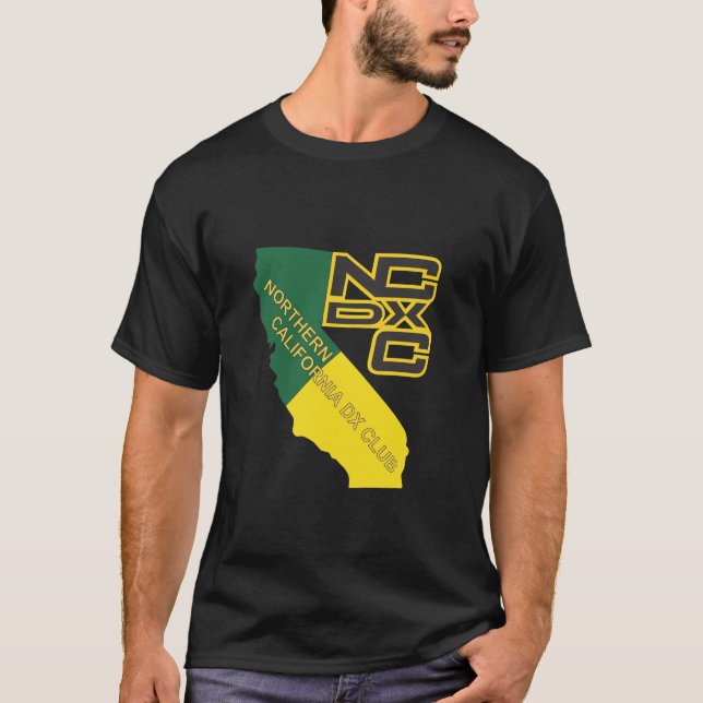 T-shirt Chemise noire de logo de NCDXC (Devant)
