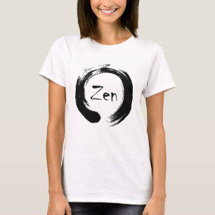 T-shirt Chemise noire Ensō Zen