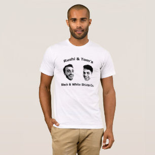 T-shirt Chemise noire et blanche de Rushi et de Tom de la
