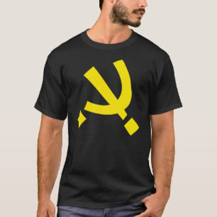 T-shirt Chemise noire et jaune de logo