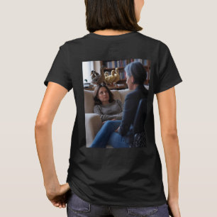 T-shirt Chemise noire pour femmes Fascination Pour Les Can