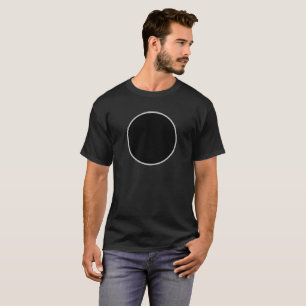 T-shirt Chemise noire pour hommes   Camisa negra para homb