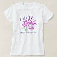 Chemise nommée d'orchidée de signification des