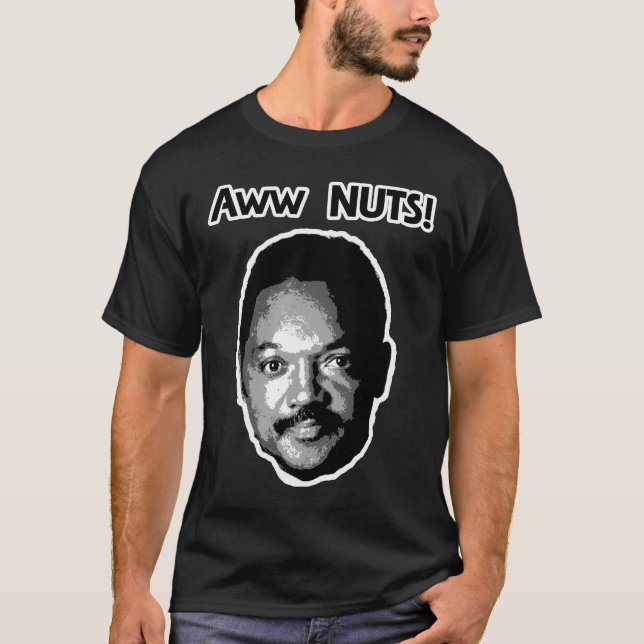 T-shirt Chemise NUTS de Jesse Jackson Aww - obscurité (Devant)