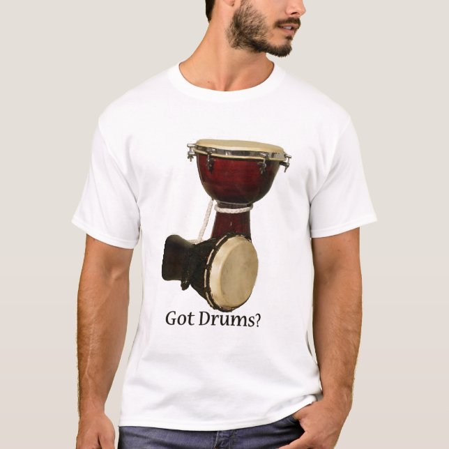 T-shirt Chemise obtenue de coutume de tambours (Devant)