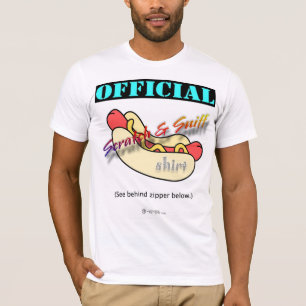 T-shirt Chemise officielle de Weiner d'éraflure et de