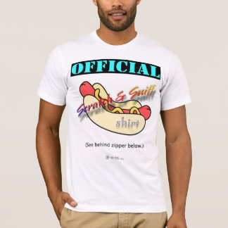 T-shirt Chemise officielle de Weiner d'éraflure et de