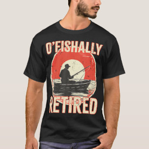 T-shirt Chemise Ofish Retraitée Pêcheur Papa Homme Retrait
