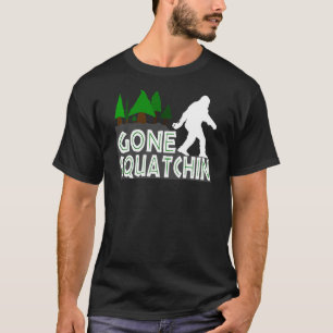 T-shirt Chemise originale allée de conception de Squatchi