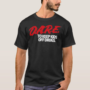 T-shirt Chemise Osée - Logo D.A.R.E. (Odeur) Vintage 90&X2