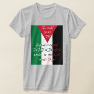T-shirt Chemise Palestine libre - Chemise Sauver Gaza