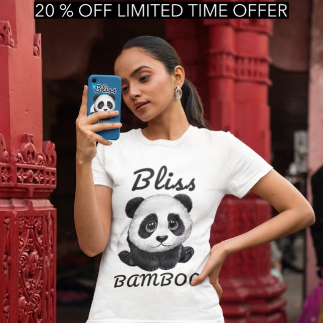 T-shirt Chemise Panda Bliss - Design Bamboo Adorable  (Créateur téléchargé)