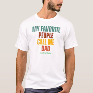 T-shirt Chemise papa personnalisée, Chemise Fête des pères