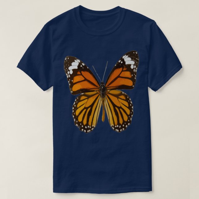 T-shirt Chemise papillon drôle (Design devant)