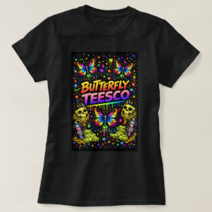 T-shirt Chemise Papillon TEESCO Graffiti Papillon 0047835