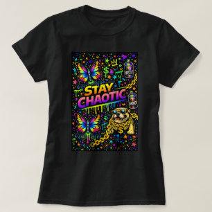 T-shirt Chemise Papillon TEESCO Graffiti Papillon 0047842