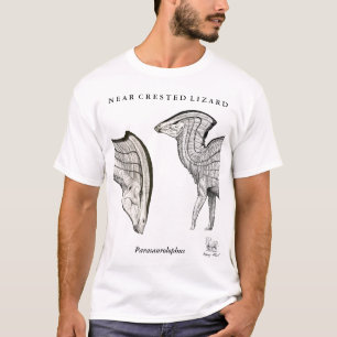 T-shirt Chemise Parasaurolophus Gregory Paul de dinosaure