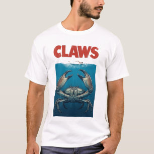 T-shirt Chemise Parodie de Crabe Drôle CLAWS Parodie de