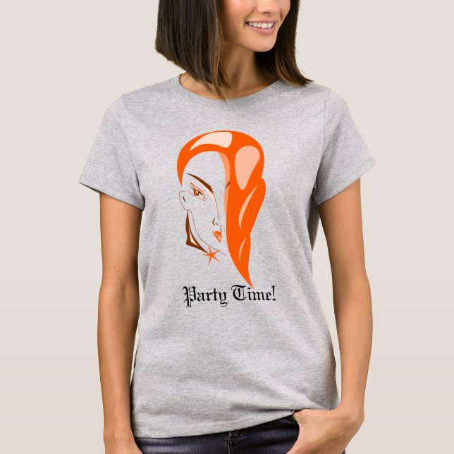 T-shirt Chemise Party Time (Devant)