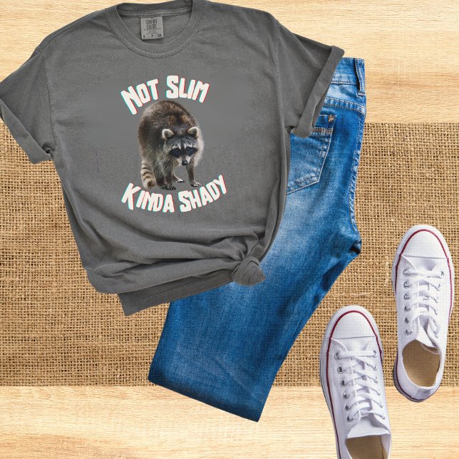 T-shirt Chemise pas mince Raccoon pour femmes (Créateur téléchargé)