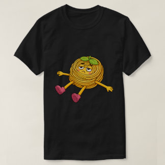 T-shirt Chemise Pasta Polo Allongé Fatigué et Épuisé