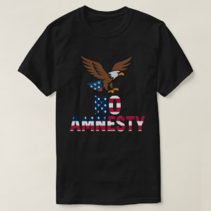 T-shirt Chemise Patriotique No Amnesty Bold Eagle – U