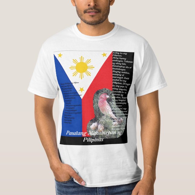 T-shirt Chemise patriotique philippine (Devant)
