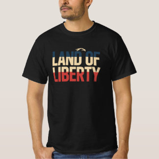 T-shirt Chemise Patriotique USA Terre De Liberté