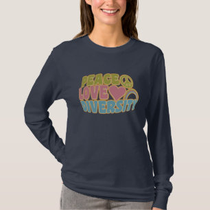 T-shirt Chemise PEACE LOVE DIVERSITY - choisir style & cou