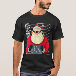 T-shirt Chemise Père Noël Recherchée Costume Père Noël Fun