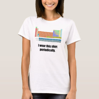 T-shirt Chemise périodique drôle