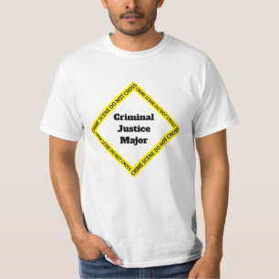 T-shirt Chemise personnalisable de justice pénale