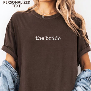 T-shirt Chemise personnalisée avec nom de demoiselle d'hon