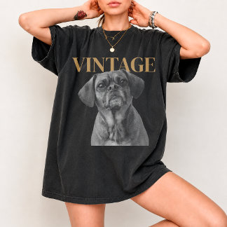 T-shirt Chemise personnalisée avec photo de chien, Chemise
