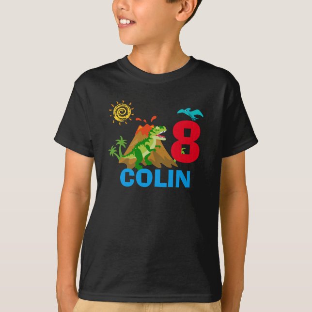 T-shirt Chemise personnalisée de fête d'anniversaire de (Devant)